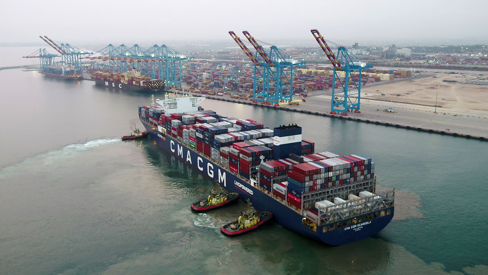 Transshipment Ambitions Augmented as 1st LNG-Powered-Vessel Calls Port of Tema