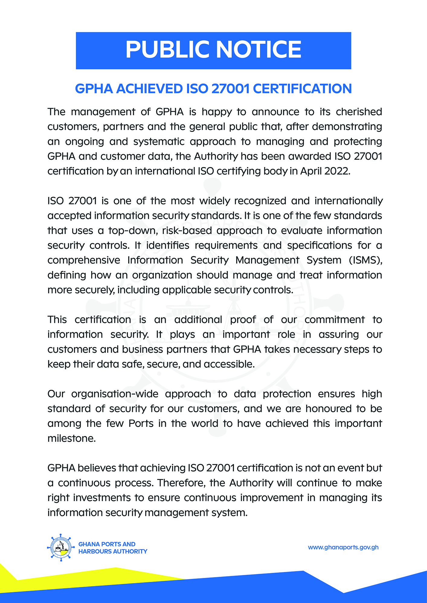 ISO 27001 Certification